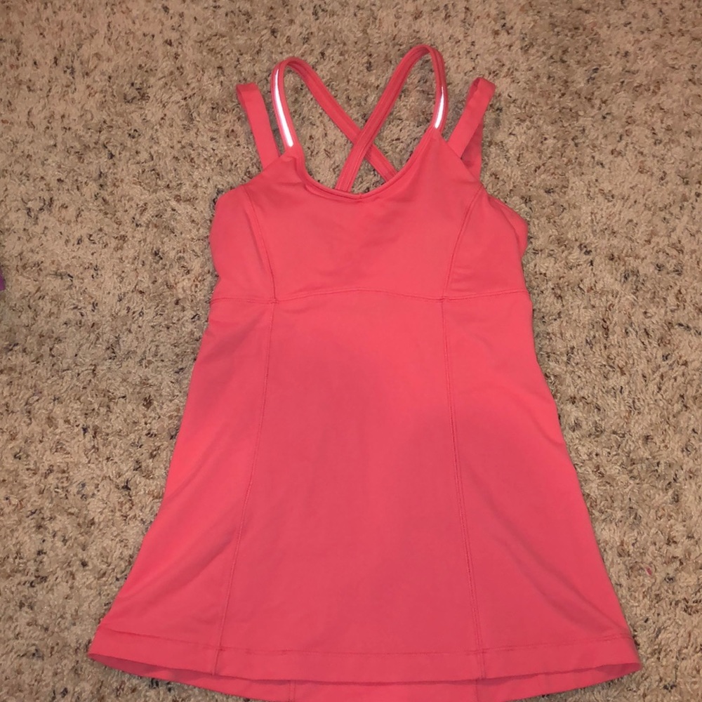 Lulu 🍋 pink tank size 6